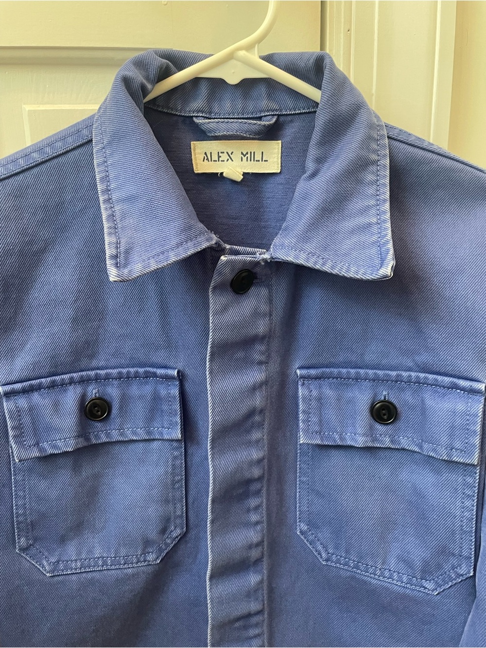 Alex Mill Washed Denim Work Jacket - Vintage Cobalt, Small - Picture 8 of 15